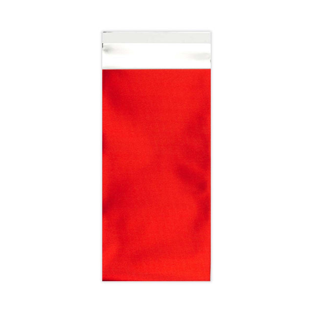 Matt Finish Foil Bags Red 220 x 110 mm (DL)